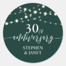 Search for 25th anniversary party stickers Green