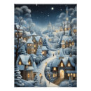 Search for winter scene christmas posters Pine trees
