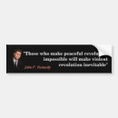 Search for kennedy bumper stickers John