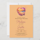 Search for heart wedding invitations Beach