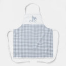 Search for gingham monogram aprons Elegant