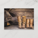 Search for cowboy boots business cards Rustic