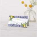 Search for lemon place cards Mediterranean