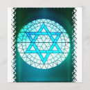 Search for judaism square invitations Star of david