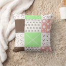 Search for green and burgundy cushions Stripes