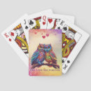 Search for owl playing cards Hearts