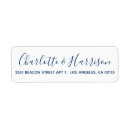 Search for dark blue return address labels Stylish