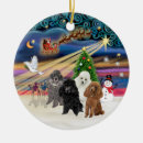 Search for black poodle christmas tree decorations Pets