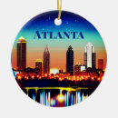 Search for evening christmas tree decorations Cityscape