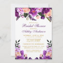 Search for violet bridal shower invitations Gold