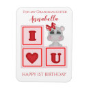 Search for first birthday magnets One year old