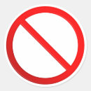 Search for allow stickers Warning