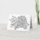 Search for adult colouring cards Floral