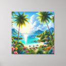 Search for bright canvas prints Tropical