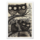 Search for black and white owl posters Owls