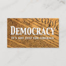 Search for government business cards Democracy