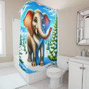 Search for elephants shower curtains Cartoon