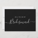 Search for wedding bridesmaid cards Elegant