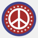 Search for peace star stickers white