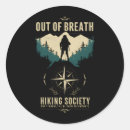 Search for hikers stickers Camping
