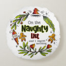 Search for naughty or nice cushions List