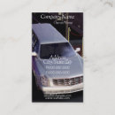 Search for limousine business cards Chauffeur