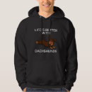Search for funny dog sayings hoodies Dachshund
