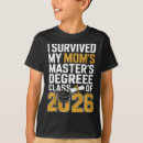 Search for masters degree tshirts College graduate