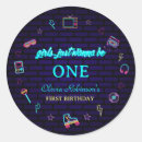 Search for 80s girl stickers Neon