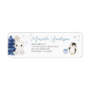 Search for arctic return address labels Watercolor