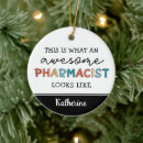Search for pharmacist christmas tree decorations Funny