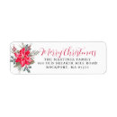 Search for pine and berries return address labels Elegant