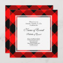 Search for flannel christmas invitations Plaid
