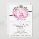 Search for pink and black masquerade party invitations Ball