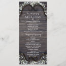 Search for baby shower programs Rustic