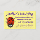 Search for ladybug business cards Cute