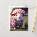 Search for funny sheep postcards Ai generated