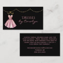 Search for tailor business cards Pink
