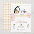 Search for one sweet peach invitations Floral