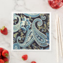 Search for blue paisley napkins Floral