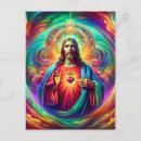 Search for sacred heart of jesus postcards Religious