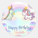 Search for rainbow dinosaur stickers Pink