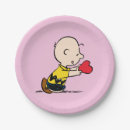 Search for charlie brown plates Heart
