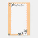Search for dog paw post it notes Cat
