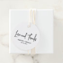 Search for wedding favour tags Black and white