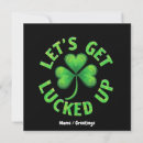 Search for luck invitations Shamrock