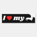 Search for dachshund bumper stickers I love my dachshund