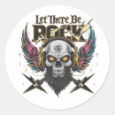 Search for rock and roll skull stickers Music