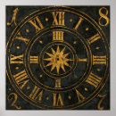 Search for antique clocks posters Gold