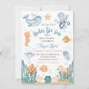 Search for sea creature baby shower invitations Coastal